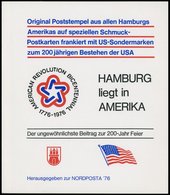 SONSTIGE MOTIVE Hamburg Liegt In Amerika, Original Poststempel Aus Allen Hamburgs Amerikas Auf Speziellen Schmuckkarten, - Non Classificati