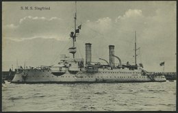 ALTE POSTKARTEN - SCHIFFE KAISERL. MARINE S.M.S. Siegfried, Ungebrauchte Karte - Guerre