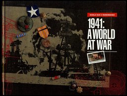 PHIL. LITERATUR 1941: A World AT War - World War II Remembred, James A. Michener, Texas Center, 40 Seiten, Gebunden - Filatelia E Storia Postale