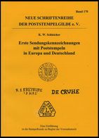 PHIL. LITERATUR Erste Sendungskennzeichnungen Mit Poststempeln In Europa Und Deutschland - Eine Einführung In Die Stempe - Filatelie En Postgeschiedenis
