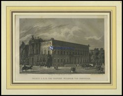 BERLIN: Palais Des Prinzen Von Preußen, Stahlstich Von Loeillot/Finden Um 1833 - Litografía