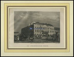 BERLIN: Das Königsstädtische Theater, Stahlstich Von Schwarz/Finden Um 1833 - Litografía