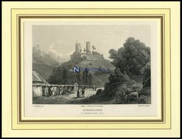 DIEMERSTEIN IM FRANKENSTEINER TAL, Stahlstich Von Rottmann/Frommel/Winkles Um 1840 - Litografia