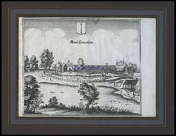 HIMMELSTÄDT/NEUMARK, Gesamtansicht, Kupferstich Von Merian Um 1645 - Litografia