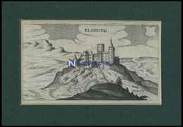 ELSBURG, Gesamtansicht, Kupferstich Aus Inventarium Sveciae Von Gottfried Von 1632 - Litografia