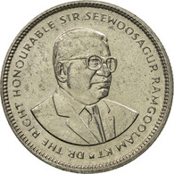Monnaie, Mauritius, 20 Cents, 1987, TTB, Nickel Plated Steel, KM:53 - Mauricio