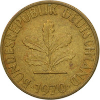 Monnaie, République Fédérale Allemande, 5 Pfennig, 1970, Munich, TB+, Brass - 5 Pfennig
