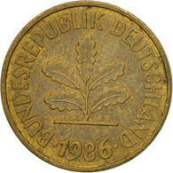 Monnaie, République Fédérale Allemande, 5 Pfennig, 1986, Karlsruhe, TB+ - 5 Pfennig