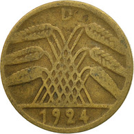 Monnaie, Allemagne, République De Weimar, 5 Rentenpfennig, 1924, Munich, TB+ - 5 Renten- & 5 Reichspfennig
