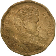 Monnaie, Chile, 50 Pesos, 1993, TB+, Aluminum-Bronze, KM:219.2 - Cile