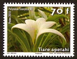 Polynésie Française 2010 - Flore Tiare Apetahi - Unused Stamps