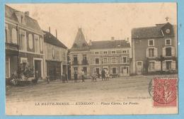 1581  CPA   ANDELOT  (Haute-Marne)   Place Cérès  -  La Poste  - Animée  ++++ - Andelot Blancheville