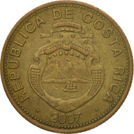 Monnaie, Costa Rica, 100 Colones, 2007, TB+, Brass Plated Steel, KM:240a - Costa Rica