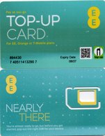 PHONE CARD-SCHEDA TELEFONICA RGNO UNITO-CREDIT CARD TOP-UP-SCHEDA TELEFONICA EE - BT Kaarten Voor Hele Wereld (Vooraf Betaald)