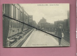 CPA  -  Noyelles Sur Mer  - Arrivée D'un Train - Noyelles-sur-Mer