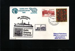 Norway 1984 Spitzbergen M/S Estonia Interesting Cover - Otros & Sin Clasificación