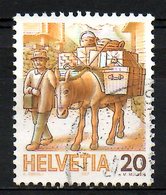 SUISSE. N°1264 De 1987 Oblitéré. Mulet. - Donkeys