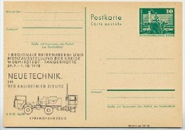 DDR P79-18c-78 C68b Postkarte PRIVATER ZUDRUCK Sprengfahrzeug Tangerhütte 1978 - Privatpostkarten - Ungebraucht