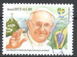 Brazil 2013. Scott #3250 (U) Pope Francis ** Complet Set - Oblitérés