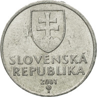 Monnaie, Slovaquie, 10 Halierov, 2001, TTB, Aluminium, KM:17 - Slovakia