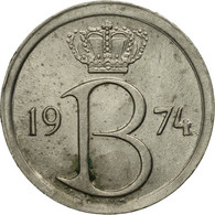 Monnaie, Belgique, 25 Centimes, 1974, Bruxelles, TTB, Copper-nickel, KM:154.1 - 25 Cents