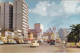 POSTCARD BRASIL BRAZIL - PORTO ALEGRE - AVENIDA MAUÀ - OLD CARS - OLD BUS BUSES - Porto Alegre