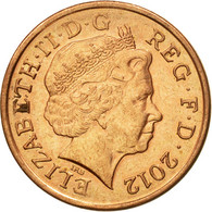 Monnaie, Grande-Bretagne, Elizabeth II, Penny, 2012, TTB, Copper Plated Steel - 1 Penny & 1 New Penny