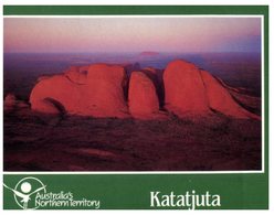 (500) Australia - (with Stamp At Back Of Postcard) - NT - Katatjuta - Uluru & The Olgas