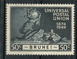 Brunei 1949 50c Universal Postal Union Issue #82  MNH - Brunei (...-1984)