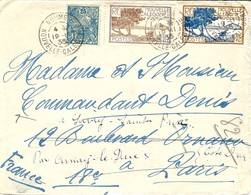 1935- Env. De Nouméa Pour La France -au Dos, Faux Daguin " Buvez Le /CAFE / De La Nouvelle / CALEDONIE " - Lettres & Documents