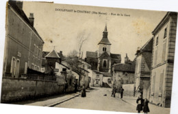 Dépt 52 - DOULEVANT-LE-CHÂTEAU - Rue De La Gare - Animée - Doulevant-le-Château