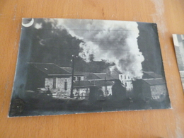 Carte Photo 30 Gard La Grand Combe Photo Montage La Gare La Locomotive Taches Sinon  TBE - La Grand-Combe