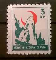 FRANCOBOLLI STAMPS TURCHIA TURKEY 1948 MNH** NUOVI SERIE MEZZA LUNA ROSSA - Nuovi