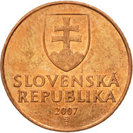 Monnaie, Slovaquie, 50 Halierov, 2007, TTB+, Copper Plated Steel, KM:35 - Slovaquie