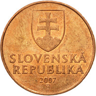 Monnaie, Slovaquie, 50 Halierov, 2007, TTB+, Copper Plated Steel, KM:35 - Slovakia