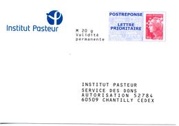 PAP Institut Pasteur 13P018 (PAP111) - Prêts-à-poster: Réponse /Beaujard