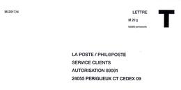 PAP Phila@poste (PAP122) - Cards/T Return Covers