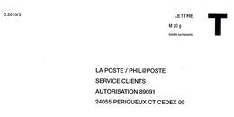 PAP Phila@poste (PAP124) - Cards/T Return Covers