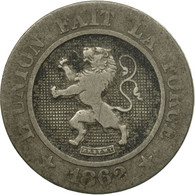 Monnaie, Belgique, Leopold I, 10 Centimes, 1862, B+, Copper-nickel, KM:22 - 10 Centimes