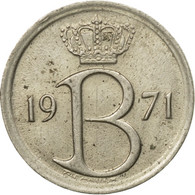 Monnaie, Belgique, 25 Centimes, 1971, Bruxelles, TB, Copper-nickel, KM:154.1 - 25 Cent