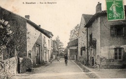 87. CPA.  NANTIAT.  Rue De Monplaisir. - Nantiat