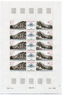 RC 9743 TAAF N° PA 94A JEAN CHARCOT FEUILLE COMPLETE AVEC COIN DATÉ COTE 42€ NEUF ** TB - Airmail