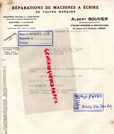87- LIMOGES- FACTURE ALBERT BOUVIER-MECANICIEN MACHINES A ECRIRE- CALCULER-48 AVENUE LIBERATION- 1953 - Automovilismo