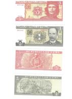 Cuba - 2006 - Coppia Banconote 1 E 3 Pesos - Cuba