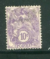 FRANCE- Y&T N°233- Oblitéré - 1900-29 Blanc