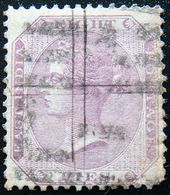 BRITISH INDIA 1865 8p Queen Victoria Used Watermark : Elephant's Head - 1858-79 Compagnie Des Indes & Gouvernement De La Reine