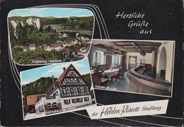 D-91346 Wiesenttal - Streitberg - Höhlen- Klause - Adlerbrennerei F. Schütz - Forchheim