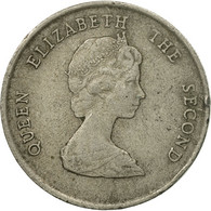 Monnaie, Etats Des Caraibes Orientales, Elizabeth II, 25 Cents, 1987, TB - Ostkaribischer Staaten