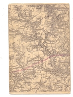 0-8251 NOSSEN, Landkarte Nossen Und Umgebung, 1931 - Nossen