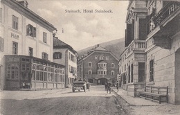 STEINACH - Hotel Steinbock, POST, Altes Auto, Sehr Schöne Seltene Karte Gel.1925? - Steinach Am Brenner